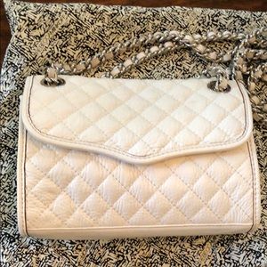 Rebecca Minkoff White Quilted Mini Affair Bag